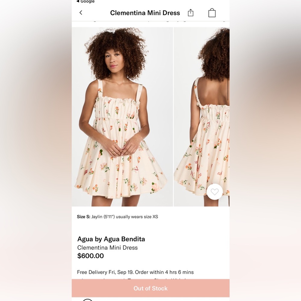 Agua by Agua Bendita Clementina Mini Dress